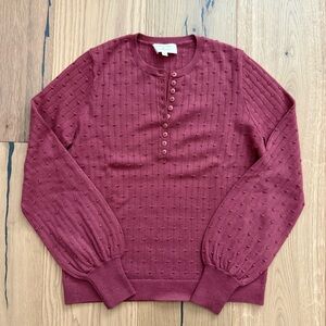 Sézane Zoe Jumper in Rosewood XS